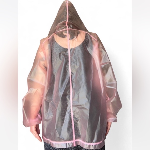 Forever 21 Sheer Pink Windbreaker - Picture 3 of 9